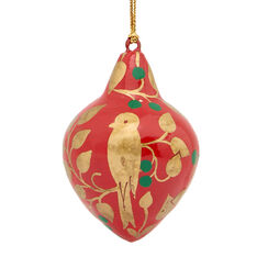 C.F.A Voysey Red and gold lantern decoration